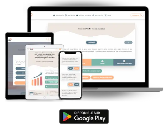 Aperçu application sur différent support